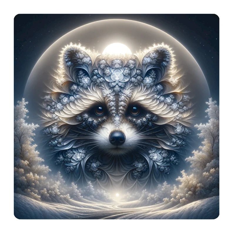 Racoon in Frost