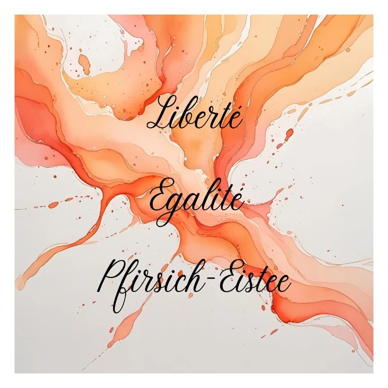 Liberté, Egalité, Pfirsicheistee