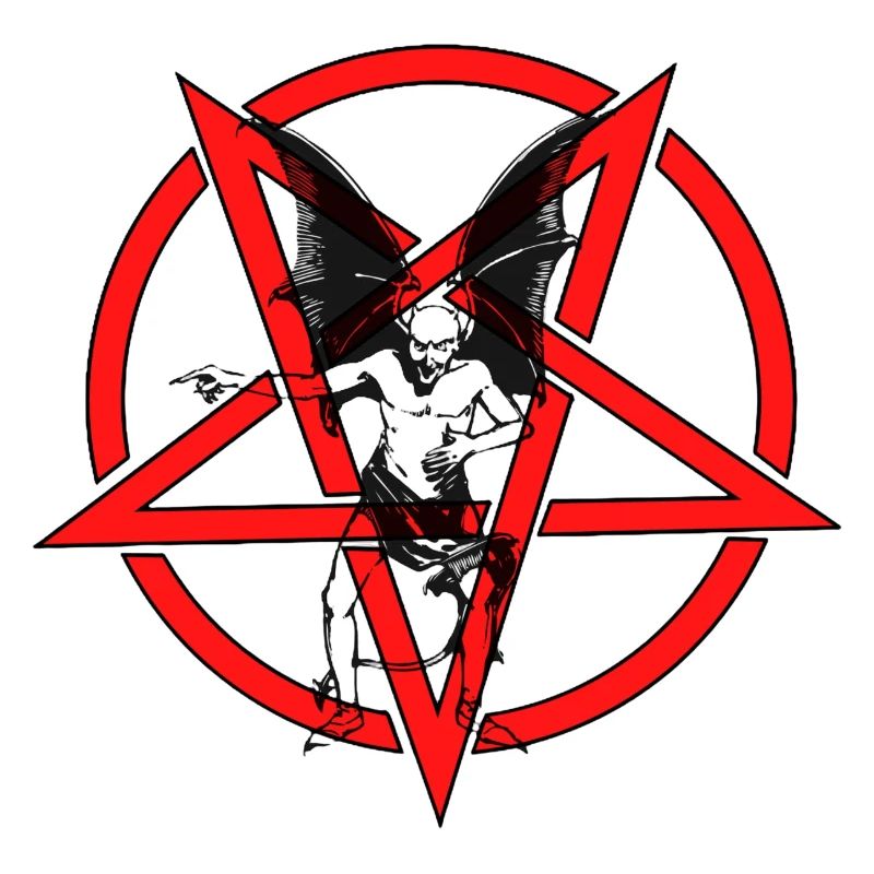 Pentagram-Red-Devil-Black