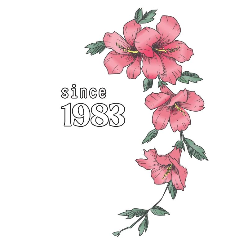 1983 Hibiskus pink