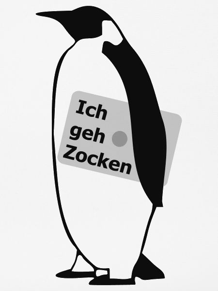 Pinguin geht Zocken