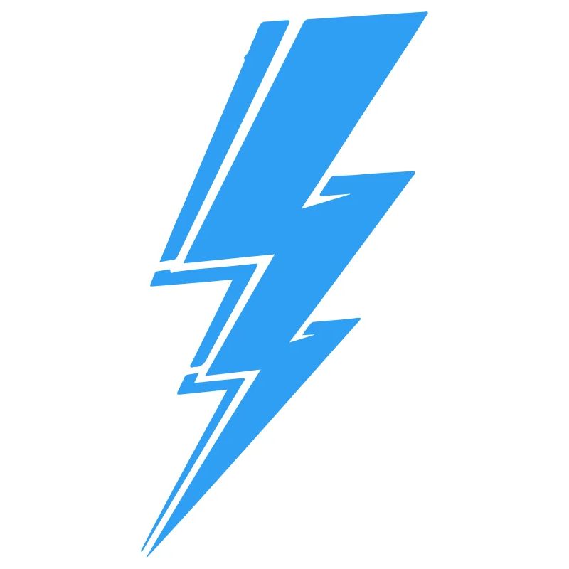 Beleuchtung in modernem Blau