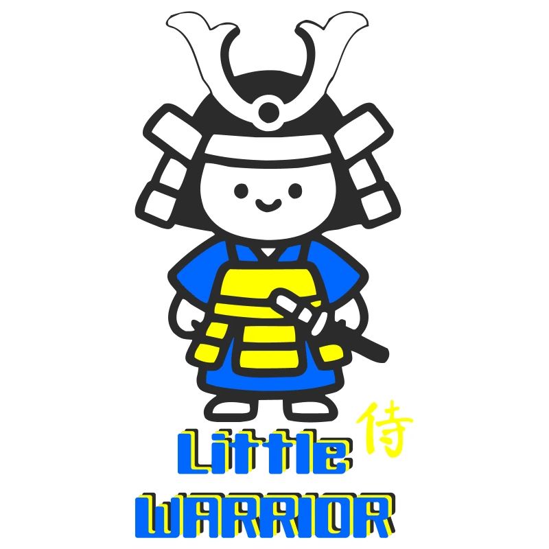 Kleiner Samurai Krieger