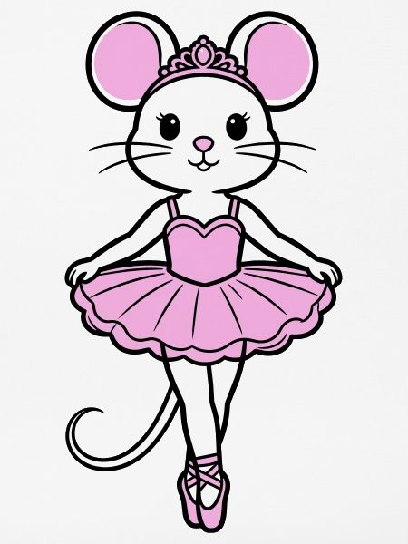 Ballerina-Maus