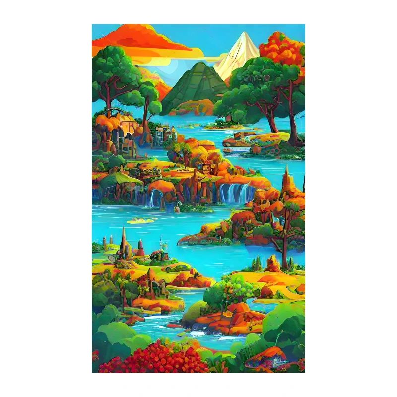 Exotische & bunte KI-Landschaft