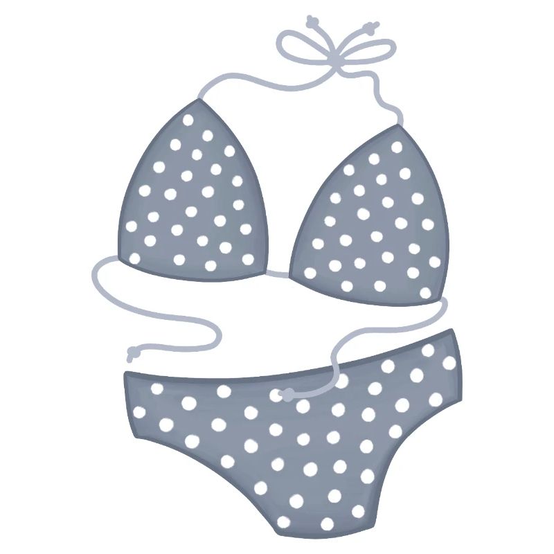 PolkaDot Bikini Muster