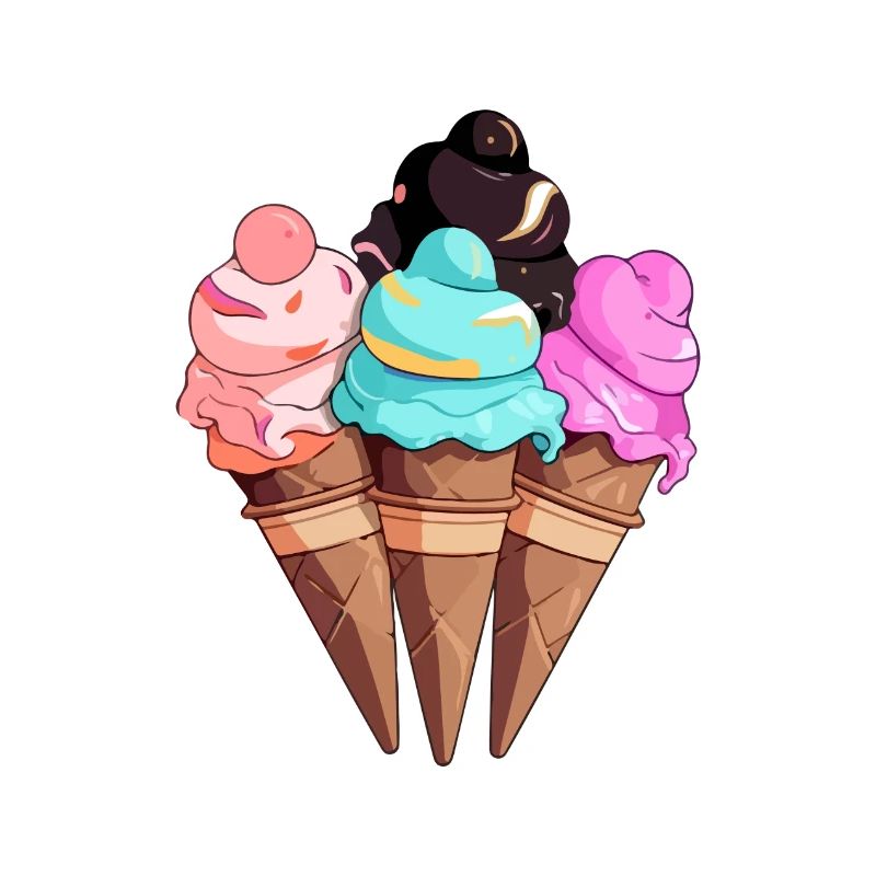 Pistazien-Schoko-Erdbeer-Eis
