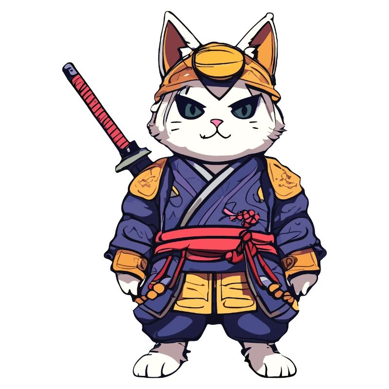 Chat samouraï #9