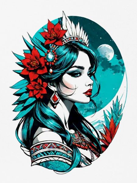 Indische Prinzessin - Aztek