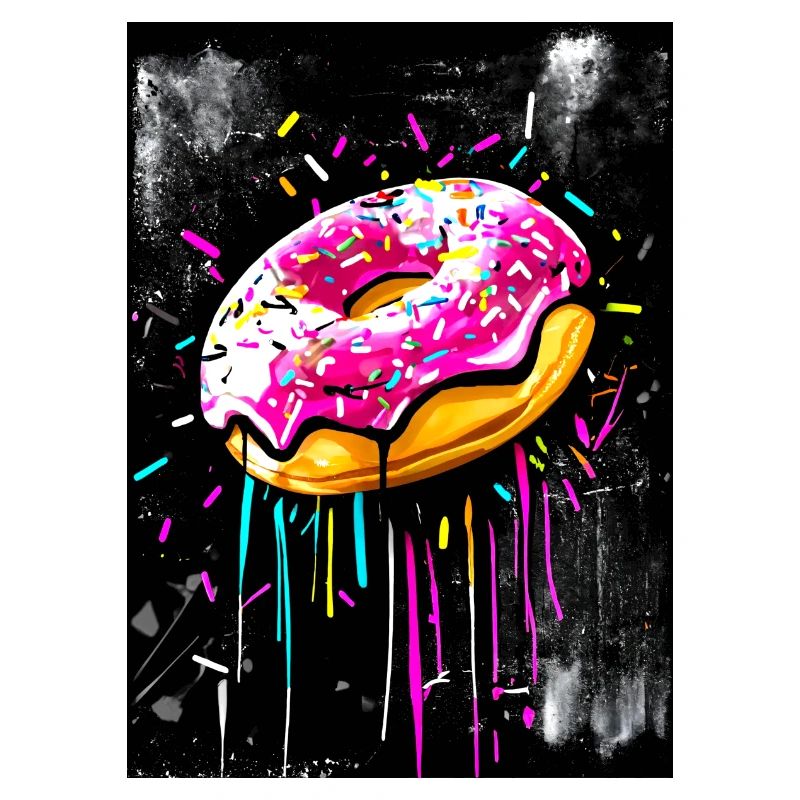 Donut-Graffiti-Stil
