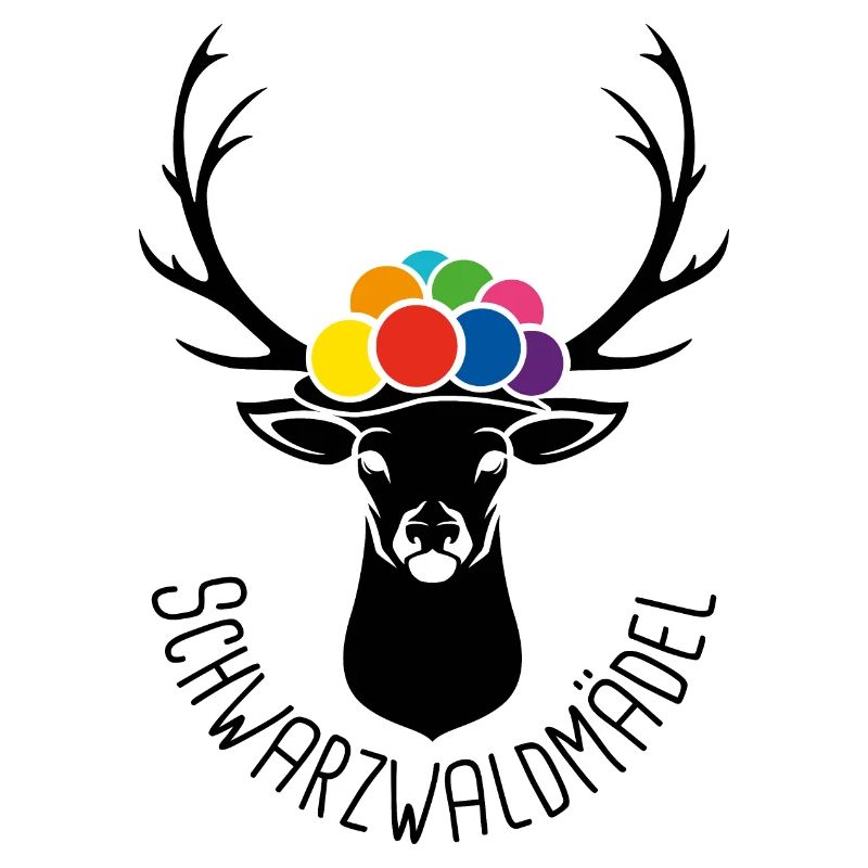 Hirsch Schwarzwaldmädel schwarz