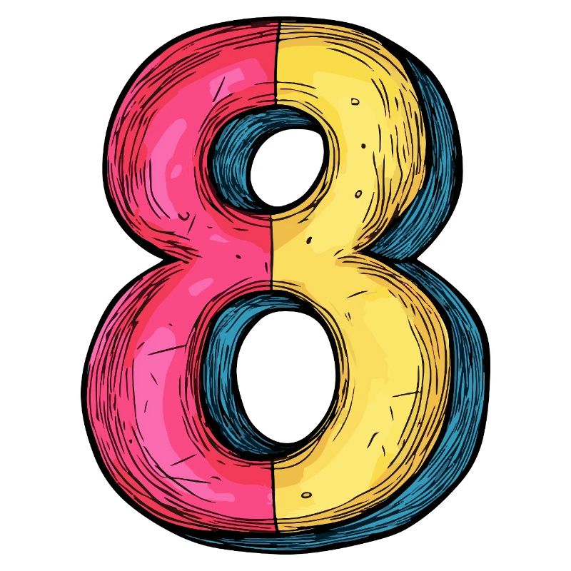 8 Zahl symbol