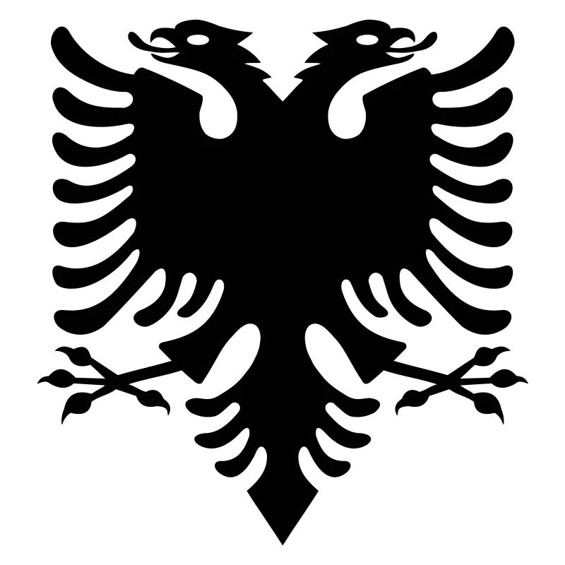 Double headed eagle emblem icon gift sign