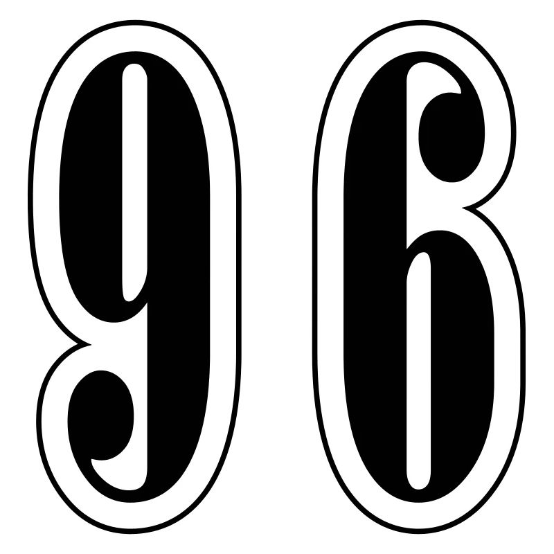 96 Number Symbol