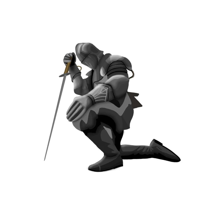 kniender Ritter