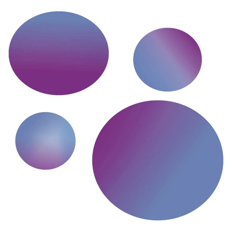 purple blue Planets