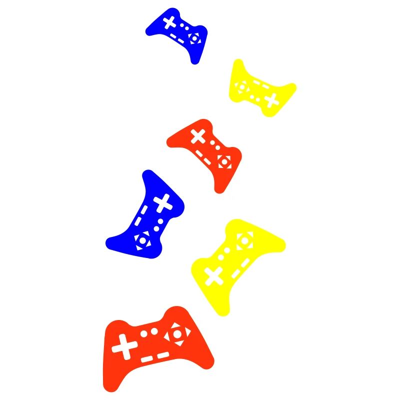 Gamepad Symbol Controller Colorful