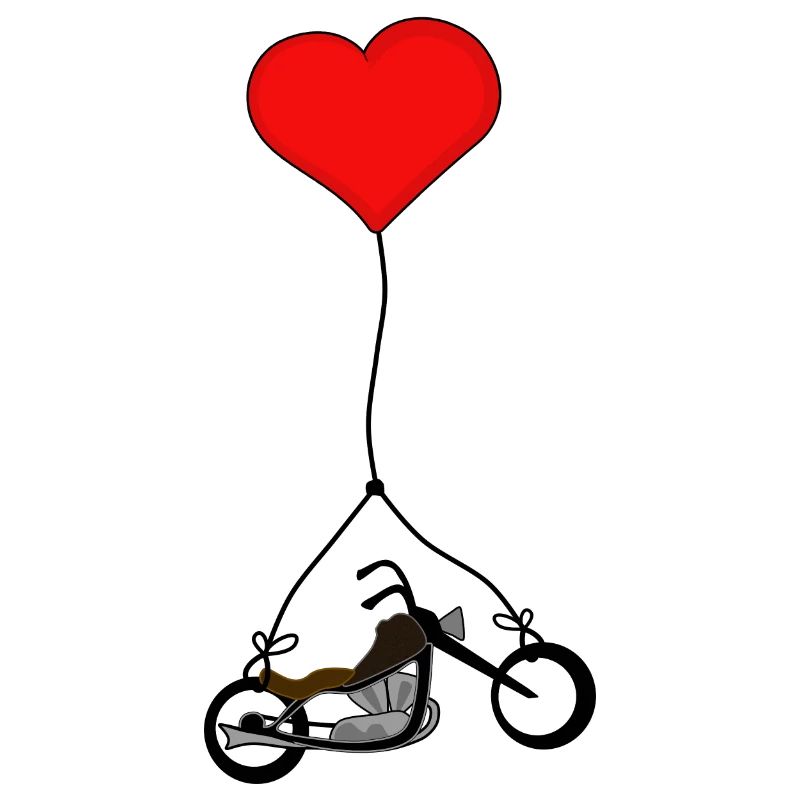 Chopper mit Herz