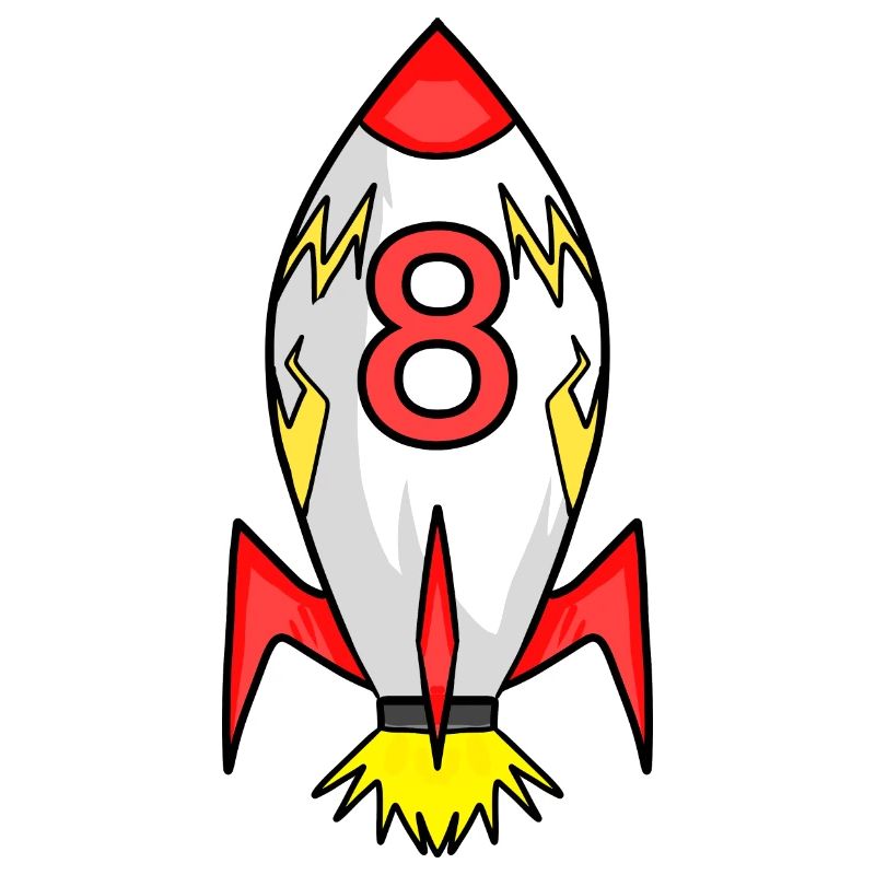 Rakete 8 Jahre