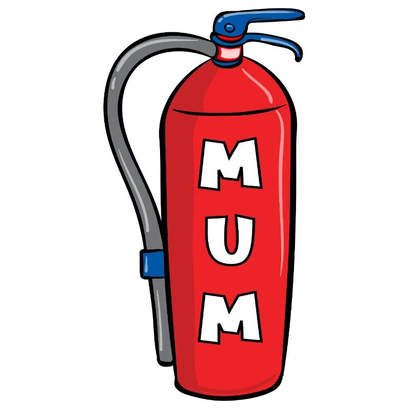 Feuerlöscher-Mama