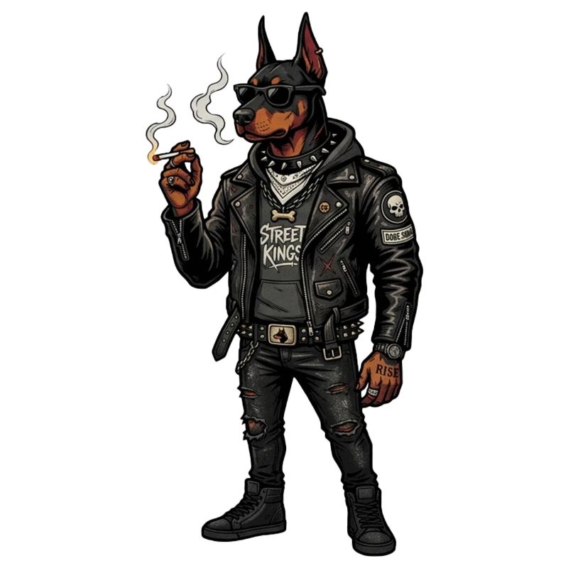 Doberman Rebel Street