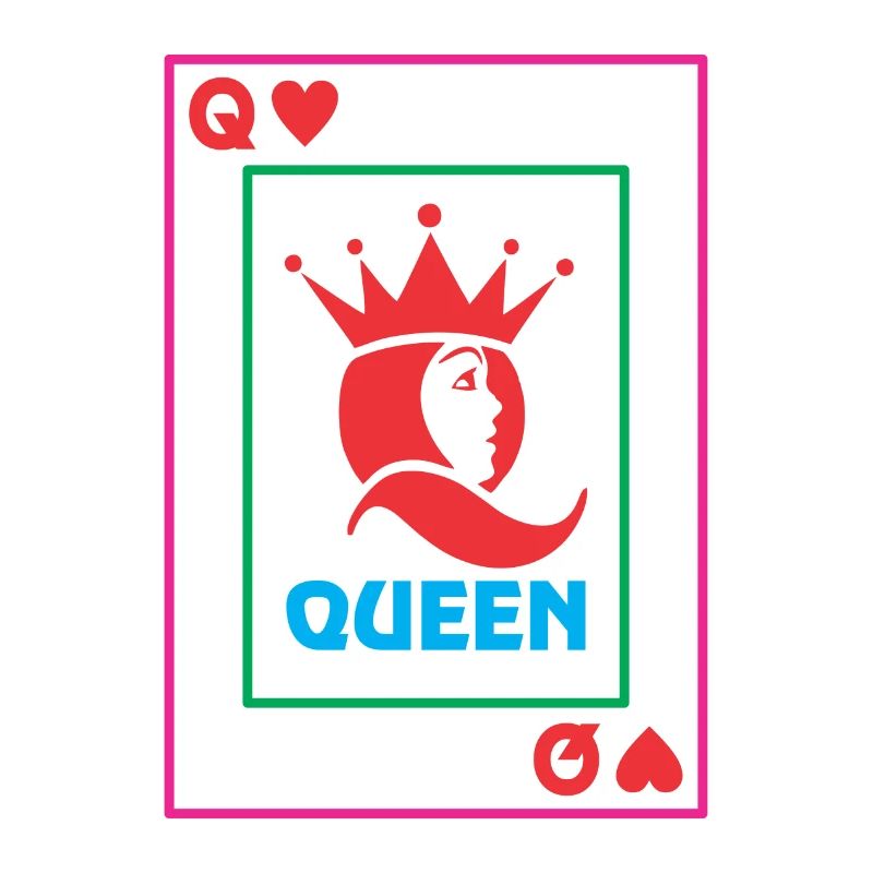 QUEEN Spielkarte