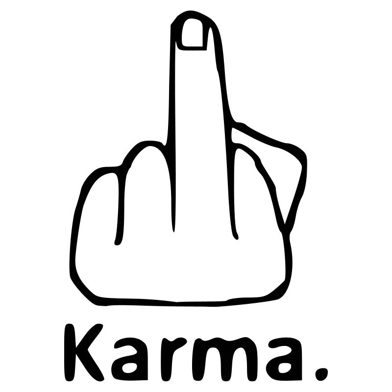 Stinkefinger , Karma