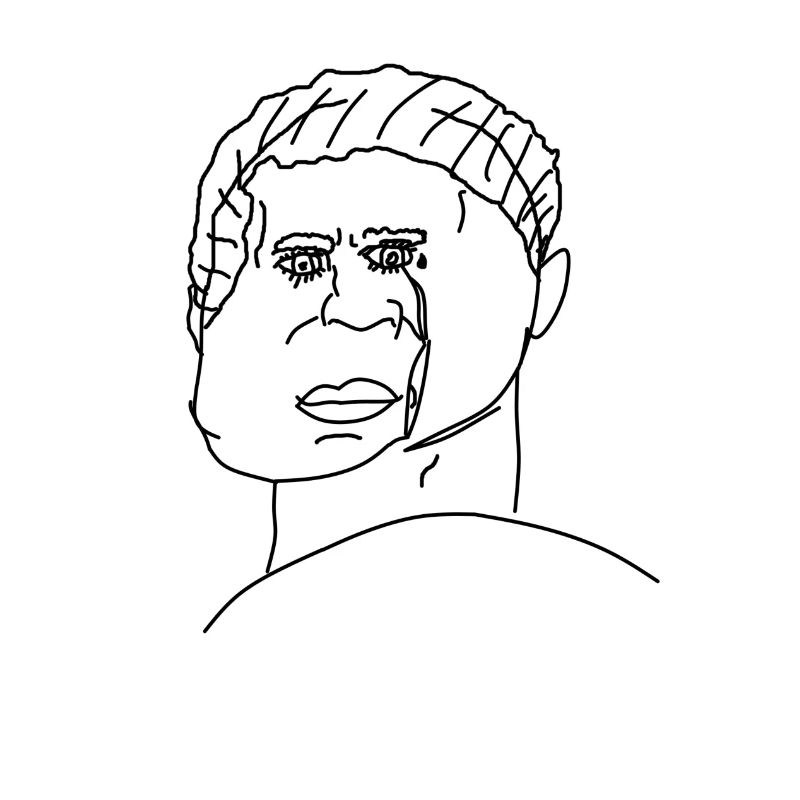 Trauriger Löwe