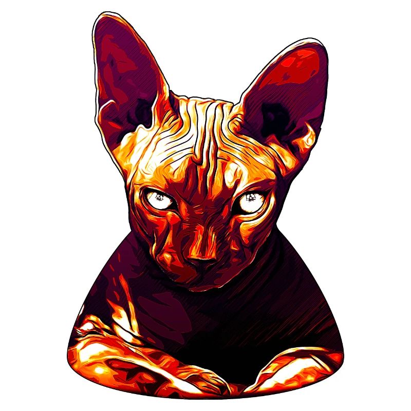 Sphynx chat de l'enfer va