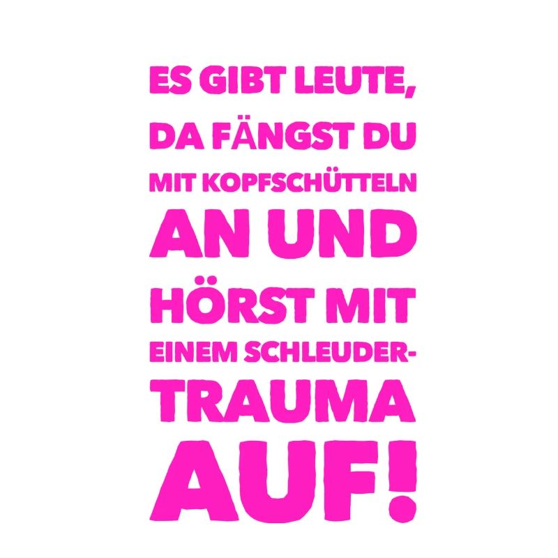 Schleudertrauma.