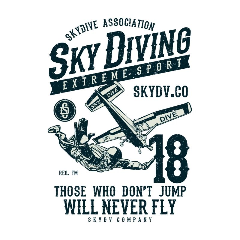 Sky Diving Fallshirm jumping