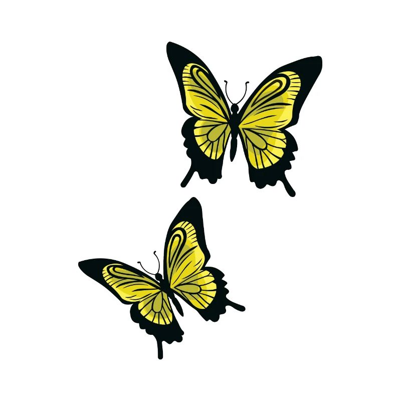 Gelbe Schmetterlinge