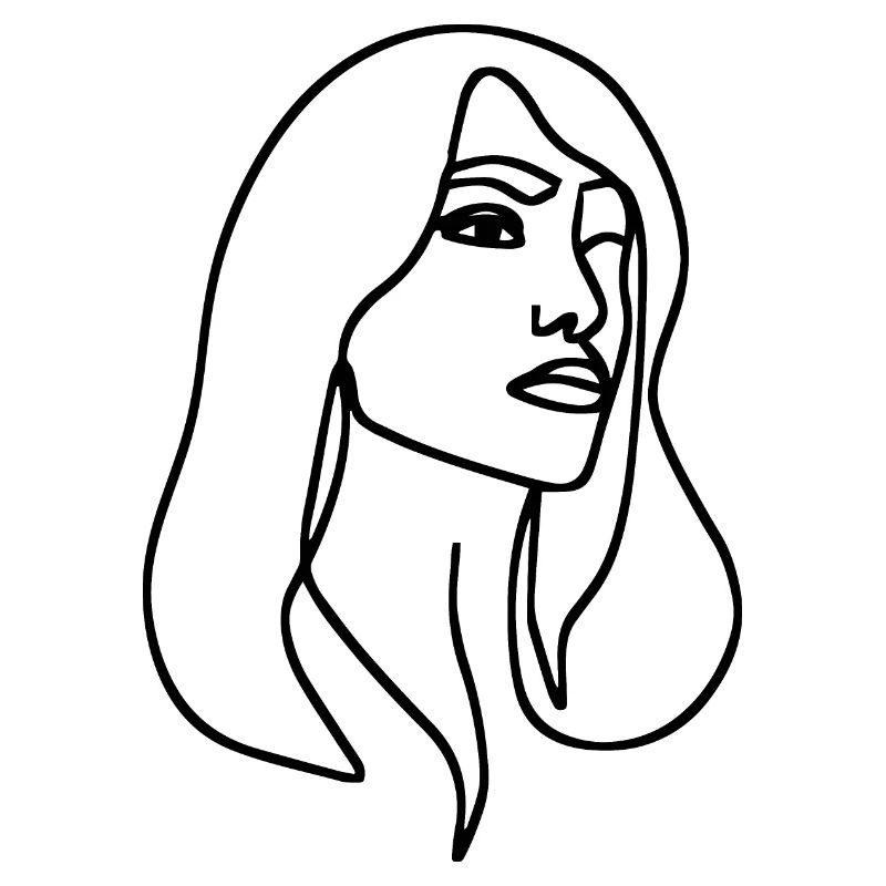 Frauen Line Art