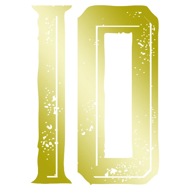 10 Zahl Symbol