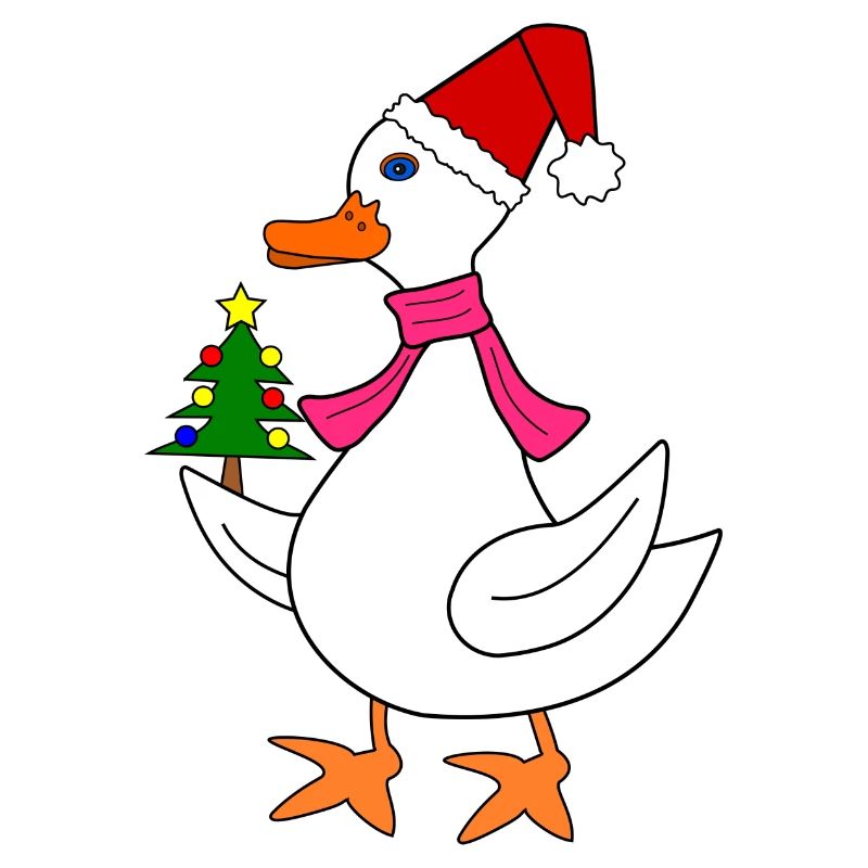 Gans an Weihnachten
