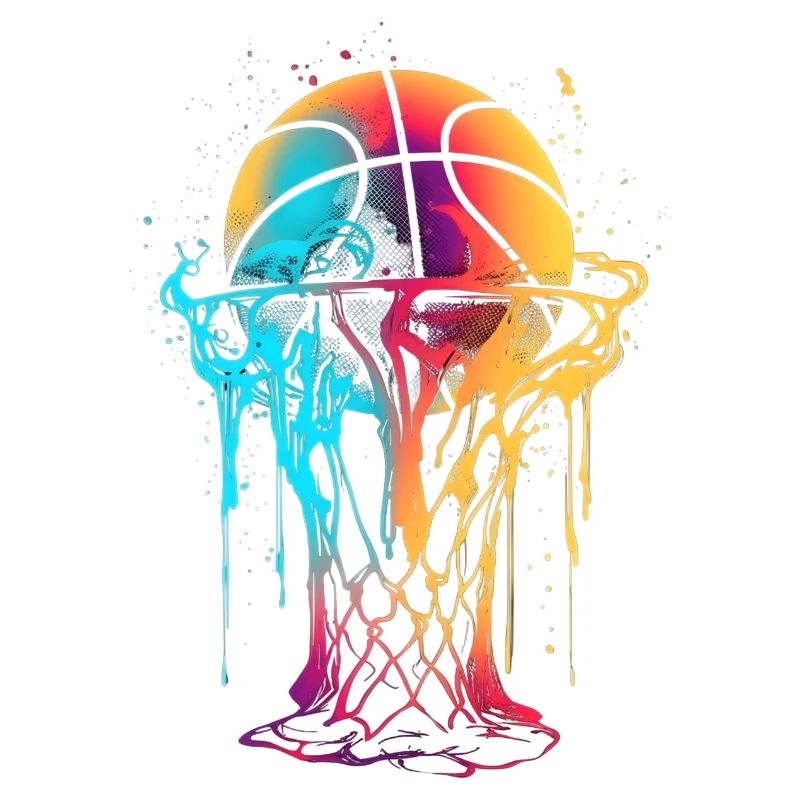 Basketball-Kunstkorb