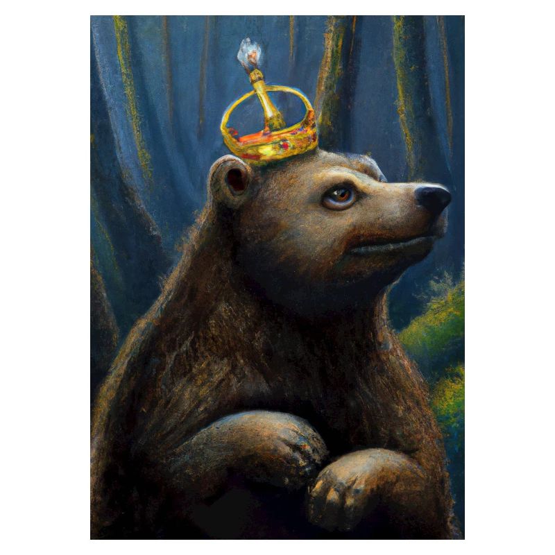 Bär mit Krone