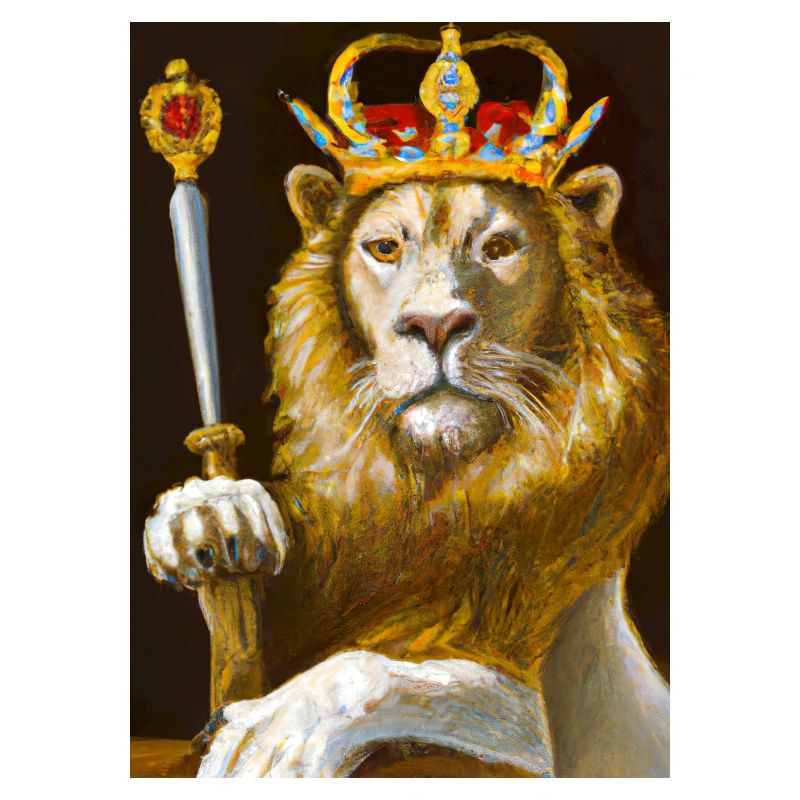 Löwe mit Krone