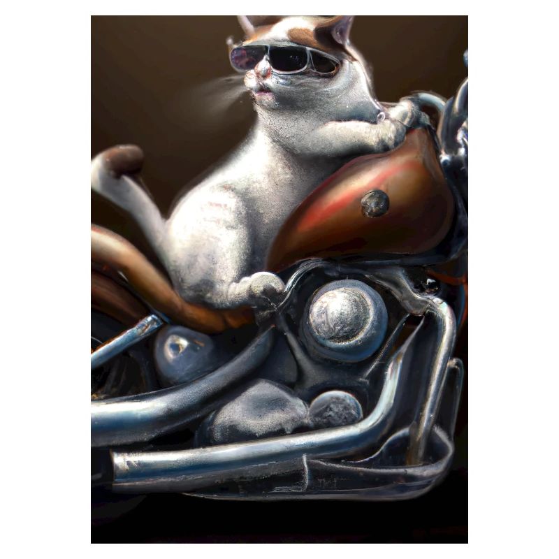 Motorrad Katze