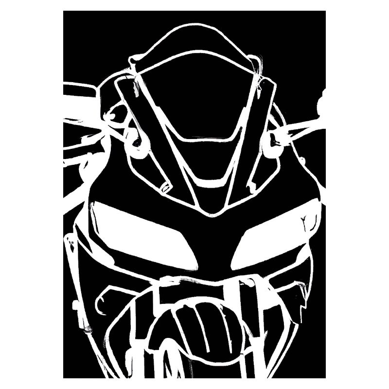 Umriss Motorrad