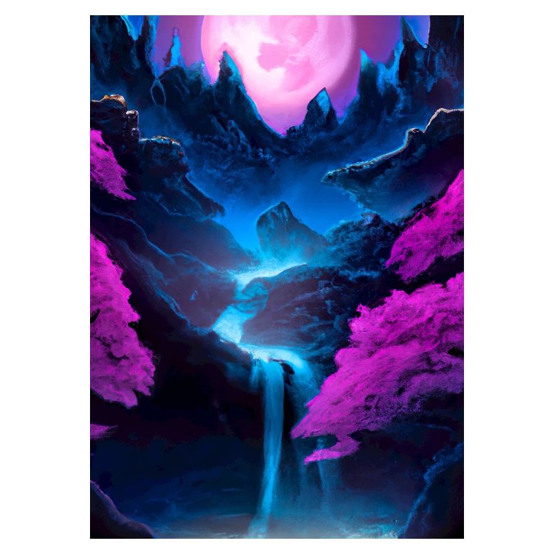 Mystischer Wasserfall