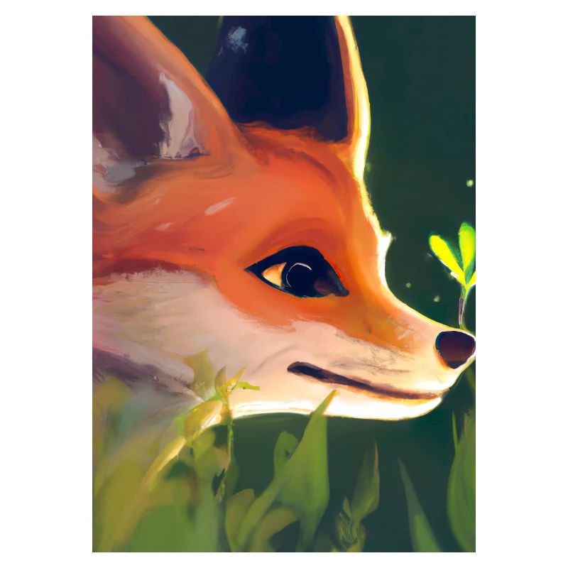 Niedliche Fuchs-Malerei