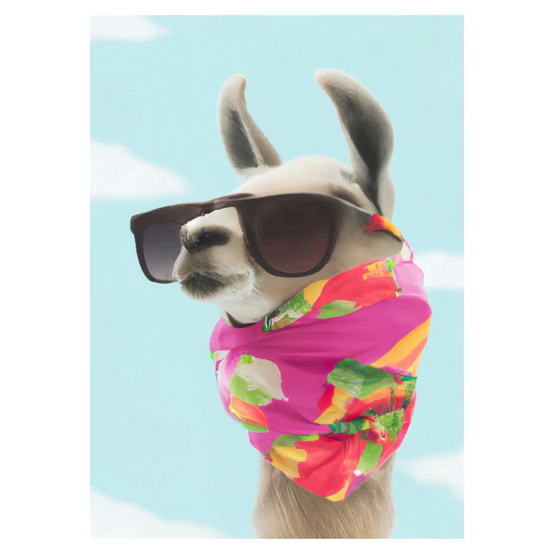 Ferienmode Lama