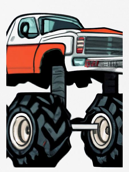Monstertruck-Malerei