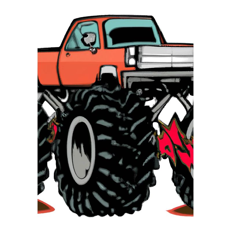 Monstertruck-Malerei