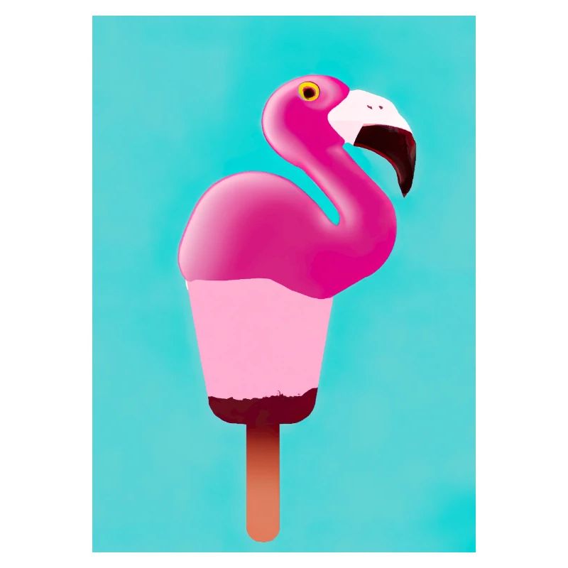 Flamingo-Eiscreme