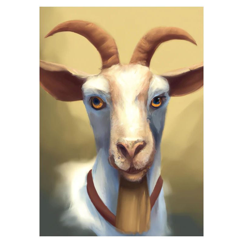 Glückliche Ziege