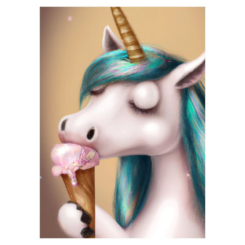 Eiscreme Einhorn