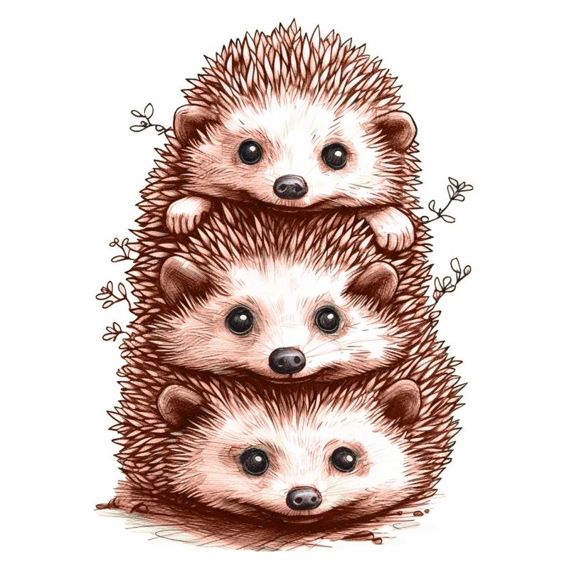 Funny Hedgehogs