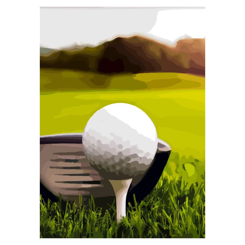 Golfball Abschlag